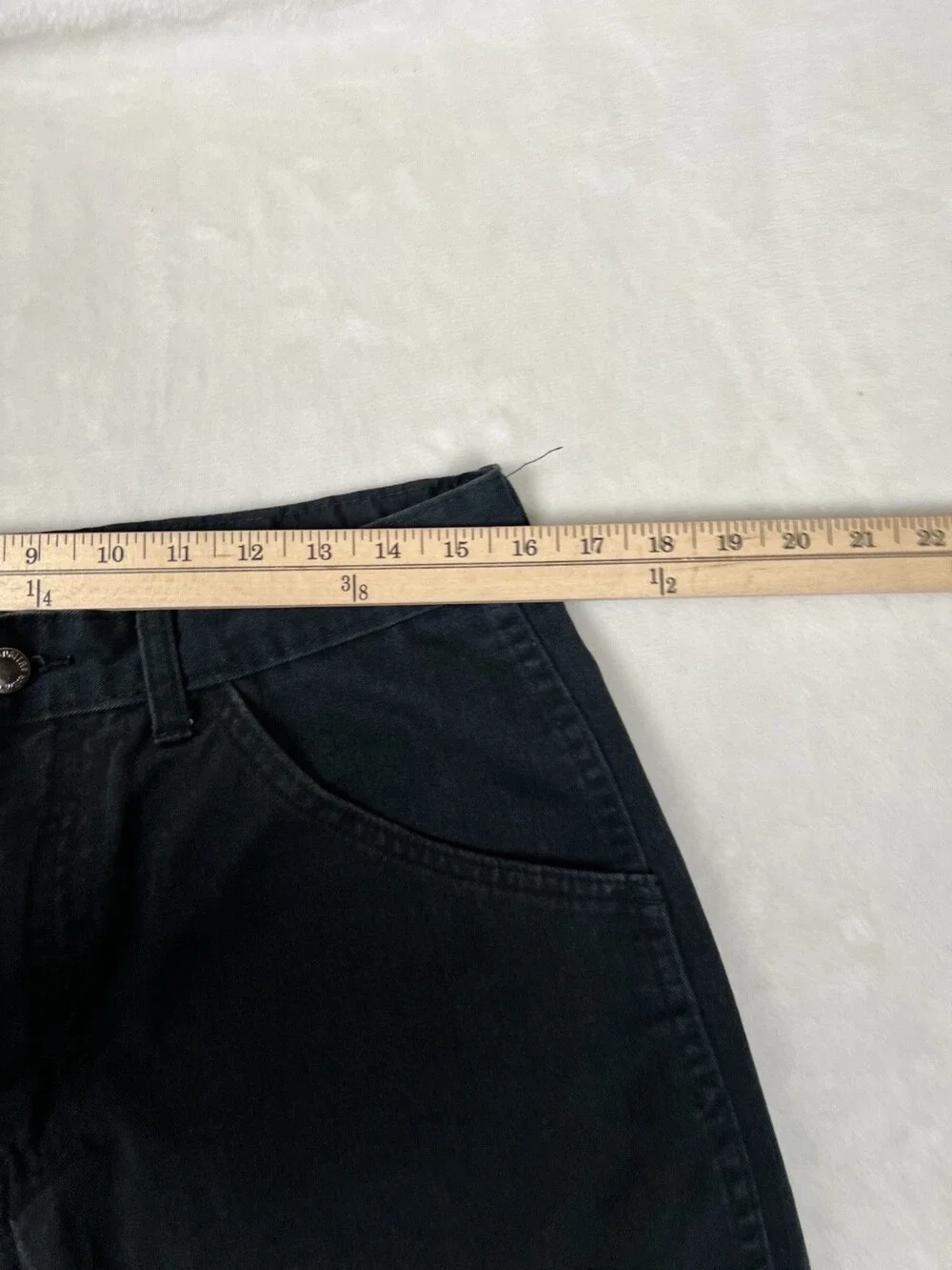 Wrangler Work Wear Cargo Pants Mens 32x30 Black Utility Casual